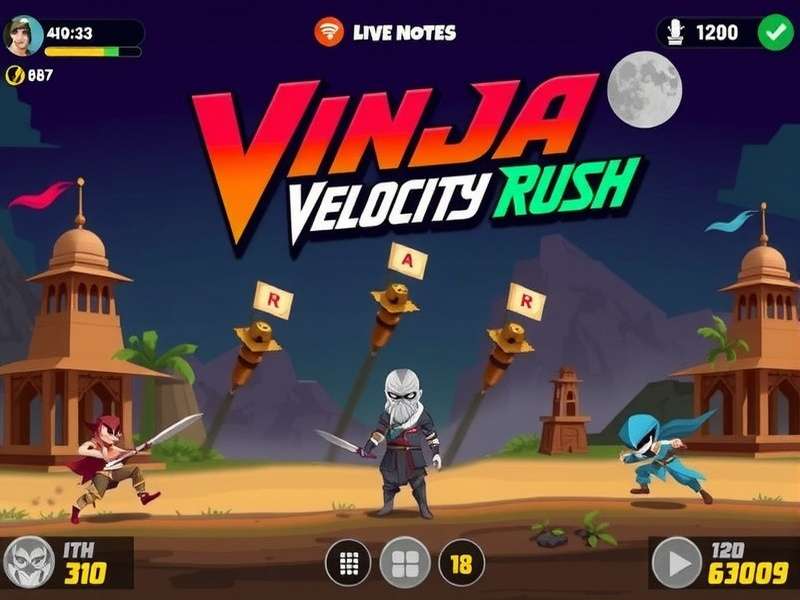 Ninja Velocity Rush Playable Characters